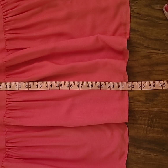 ZCSIA Women's Coral Pink One Shoulder Maxi Tiered Dress - Size Medium - Picture 6 of 10